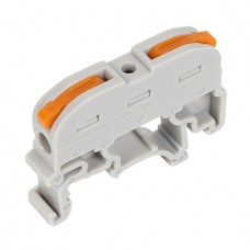 Κλέμμα Ράγας ταχείας αυτόματης σύνδεσης Καλωδίων 1 Εισόδου-1 Εξόδου 0,5-4mm² 32A 31038